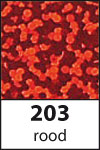 P0032 Sterren holografisch rood