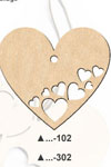 Decoratie figuur/ornament 3814-102 hart OP=OP - Klik op de afbeelding om het venster te sluiten