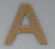 Paper Shape letter A - Klik op de afbeelding om het venster te sluiten