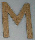 Paper Shape letter M - Klik op de afbeelding om het venster te sluiten