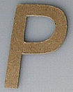 Paper Shape letter P - Klik op de afbeelding om het venster te sluiten