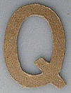 Paper Shape letter Q - Klik op de afbeelding om het venster te sluiten