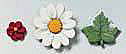 Push molds large daisy & ivy 12396R
