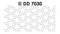 DD7030 Kerst sterren (dicht) meer dan 500 stuks zilver