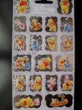 fra0879 Winnie the Pooh Holografische stickers 19 stuks