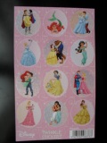fra878 Disney Princess Glitter stickers 12 stuks - Klik op de afbeelding om het venster te sluiten