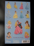 fra880 Disney Princess glitter stickers 13 stuks - Klik op de afbeelding om het venster te sluiten