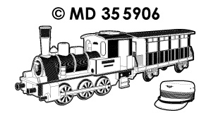 MD355906 Treinen transparant/goud