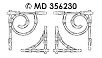 MD356230 Bamboe transparant/zilver