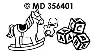 MD356401 Geboorte / Baby transparant/zilver