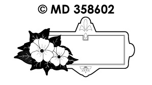 MD358602 Labels transparant/zilver