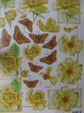 IT0399 Bloemen/vlinders