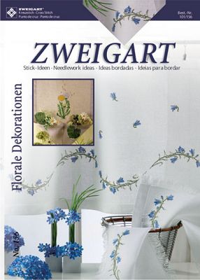 Zweigart 156 Bloemen decoraties - Klik op de afbeelding om het venster te sluiten