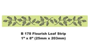 CL Doilymal B 178 Flourish Leaf Strip - Klik op de afbeelding om het venster te sluiten