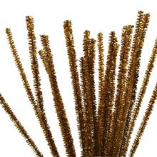 Chenille / Pijpenragers lengte 50 cm goud 8 mm