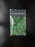 Glaskralen staafjes dh25327 groen 5 mm