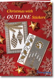 Christmis with outline stickers