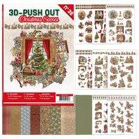 3D Push out Book 36 Christmas Scenes