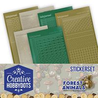 Creative Hobbydots boekje 12 Forest Animals Sticker set ** - Klik op de afbeelding om het venster te sluiten