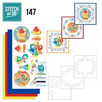 Stitch & Do 147 Hartelijk gefeliciteerd - Klik op de afbeelding om het venster te sluiten