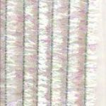 Chenille / Pijpenragers Glitter lengte 50 cm AB wit 8 mm