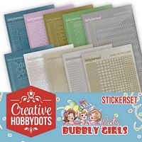 Creative Hobbydots boekje 01 Bubbly Girls Sticker set **