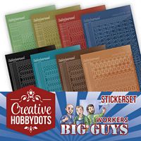Creative Hobbydots boekje 02 Big Guys Workers Sticker set