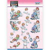 CD11664 Bubbly Girls beroepen verpleegster