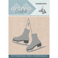 Card Deco Essentials CDEMINI10034 Snijmal Schaatsen