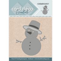 Card Deco Essentials CDEMINI10057 Snijmal Sneeuwman