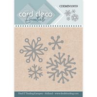 Card Deco Essentials CDEMINI10059 Snijmal Sneeuwvlokken