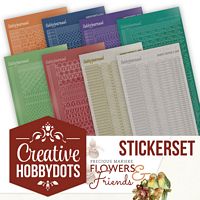 Creative Hobbydots boekje 26 Flower & Friends Sticker set