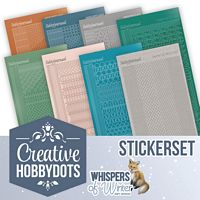 Creative Hobbydots boekje 31Whispers of Winter Sticker set