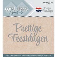 Card Deco Essentials CDECD0041 Snijmal Prettige Feestdagen - Klik op de afbeelding om het venster te sluiten