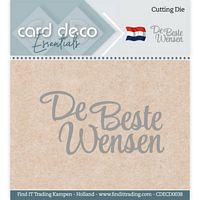 Card Deco Essentials CDECD0038 Snijmal De Beste Wensen - Klik op de afbeelding om het venster te sluiten