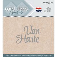 Card Deco Essentials CDECD0043 Snijmal Van Harte - Klik op de afbeelding om het venster te sluiten