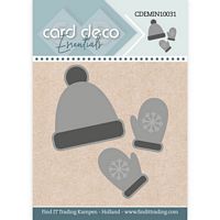 Card Deco Essentials CDEMINI10031 snijmal Winterkleding