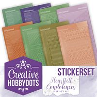 Creative Hobbydots boekje 25 Condoleances Sticker set