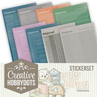 Creative Hobbydots boekje 11 Newborn Sticker set