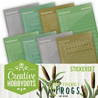 Creative Hobbydots boekje 10 Friendly Frogs Stickerset - Klik op de afbeelding om het venster te sluiten