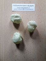 Frosted kraal 19 x 22 mm groen