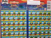 Pritt KidsArt glitterstickers 09 Letters ABC OP=OP - Klik op de afbeelding om het venster te sluiten