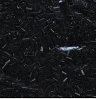 Glaskralen staafjes st 3 mm zwart