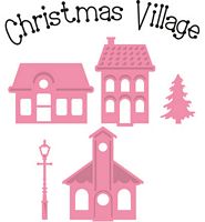 COL1329 Christmas mini village