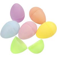 Plastic eieren pastelkleuren 6 cm assortiment