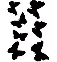 Sjabloon Vlinders 5994 A4 formaat OP=OP - Klik op de afbeelding om het venster te sluiten