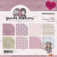 Yvonne creations Paperpack 5 Love collection CDPP10005