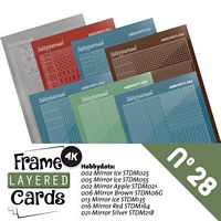 Frame layered Cards boek LC4K10028 stickerset