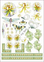 mr-2575 Bloemen / vlinders