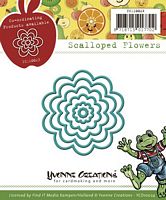 Die Yvonne creations YCD10024 Scalloped flowers